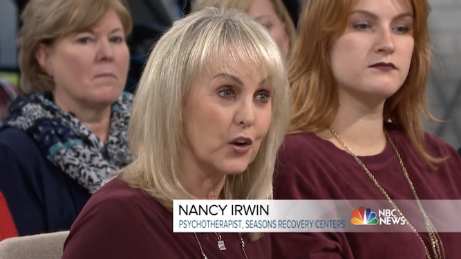 Dr. Nancy Iwin on NBC News.