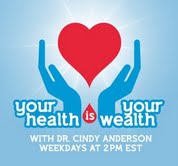 graphic for your health is your wealth with Dr. Cindy Anderson
