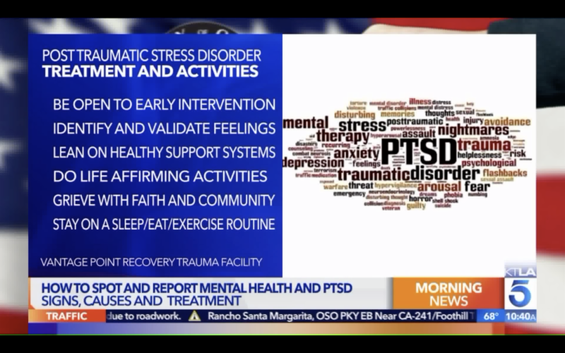 PTSD treatment and activities.