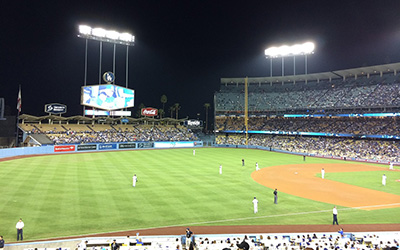 Baseball Dodger's Stadium image by the1stgospel from Pixabay.