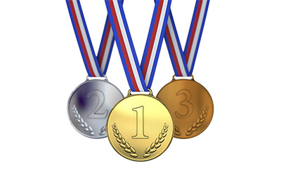 Image of medals, winner, runner up, third, image by Arek Socha from Pixabay