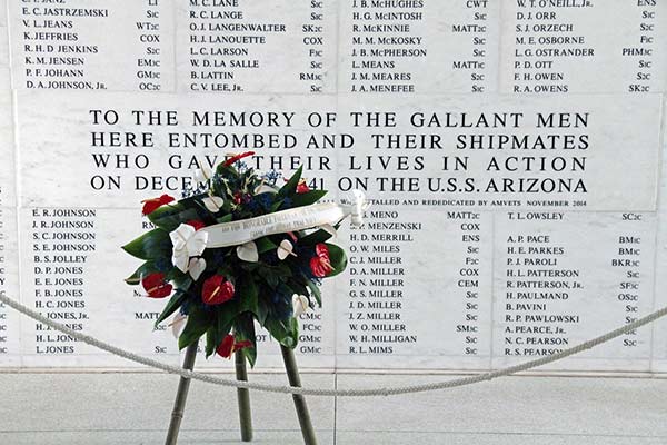 Pearl Harbor Memorial image by Monica Volpin from Pixabay.