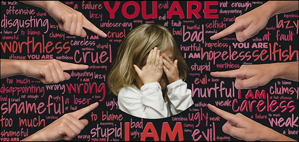 Shame blame image by John Hain from Pixabay.