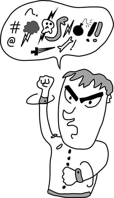 Swearing person image by Clker-Free-Vector-Images from Pixabay.